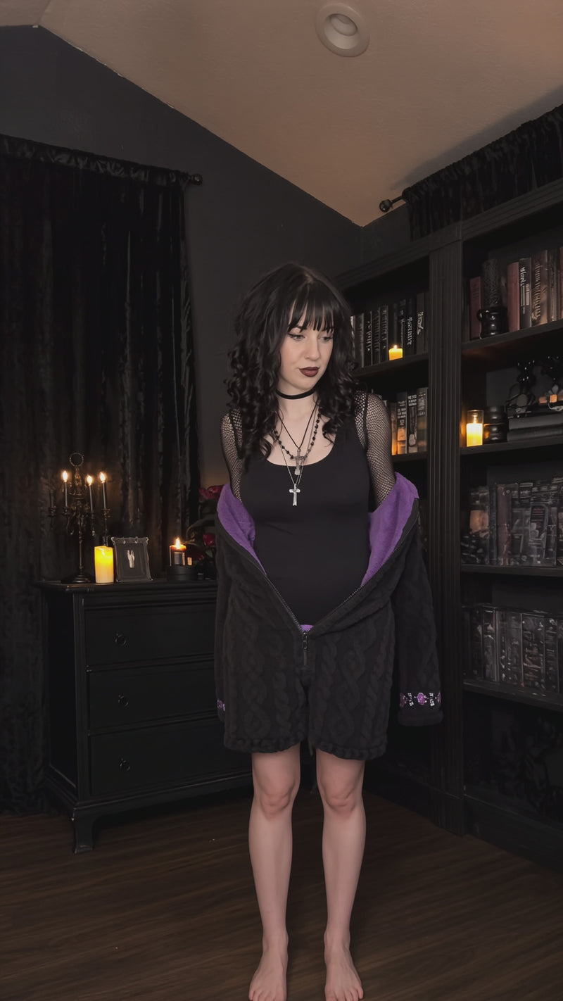 Putting on the Moonmoth Romper